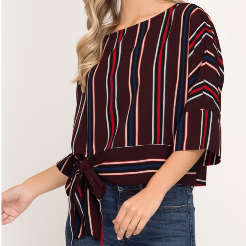 NEW! She & Sky “This is Hip” Blouse
